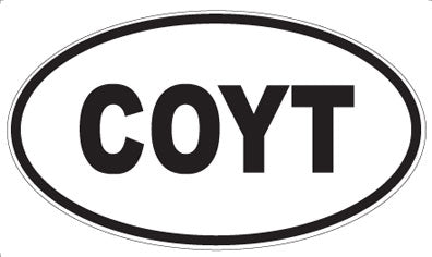 COYT - Oval Magnet