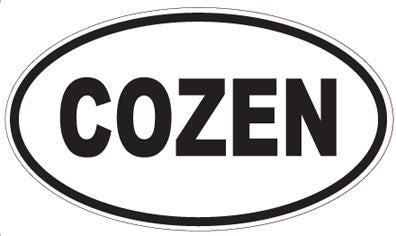 COZEN - Oval Magnet