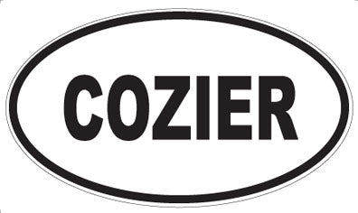 COZIER - Oval Magnet