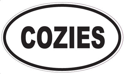 COZIES - Oval Sticker
