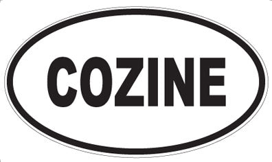 COZINE - Oval Magnet