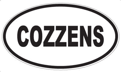 COZZENS - Oval Magnet
