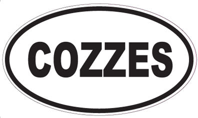 COZZES - Oval Sticker