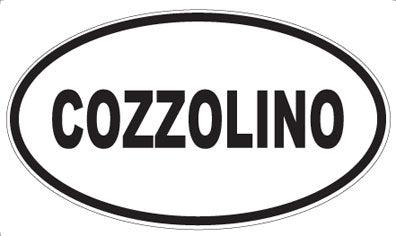 COZZOLINO - Oval Sticker