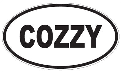 COZZY - Oval Magnet