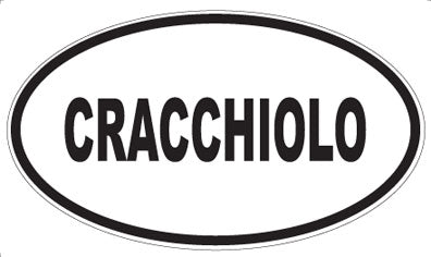 CRACCHIOLO - Oval Sticker