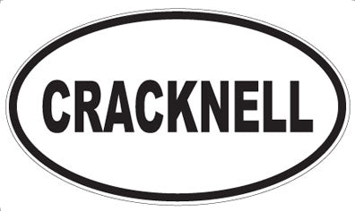 CRACKNELL - Oval Sticker
