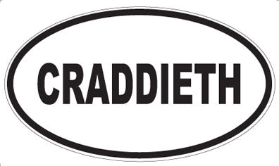 CRADDIETH - Oval Magnet