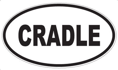CRADLE - Oval Magnet