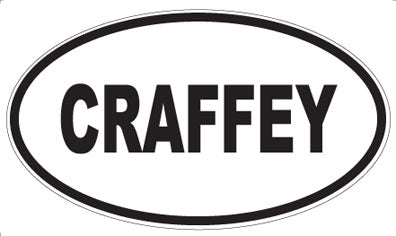 CRAFFEY - Oval Magnet