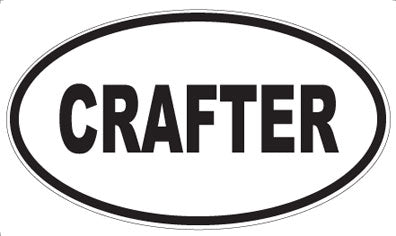 CRAFTER - Oval Sticker