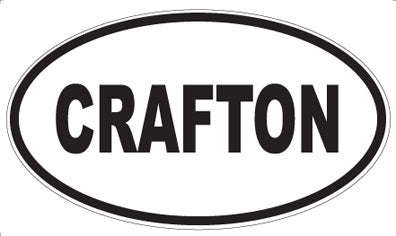 CRAFTON - Oval Magnet