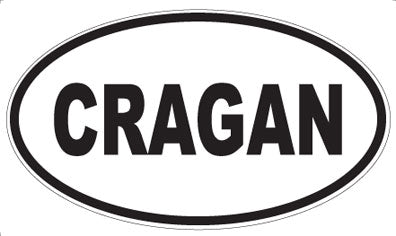 CRAGAN - Oval Sticker