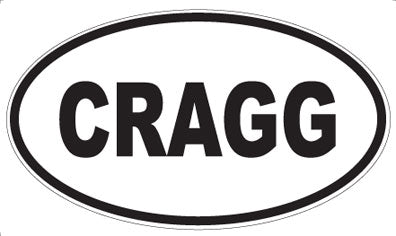 CRAGG - Oval Magnet