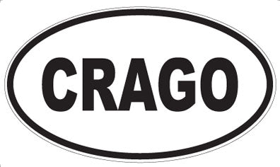 CRAGO - Oval Magnet