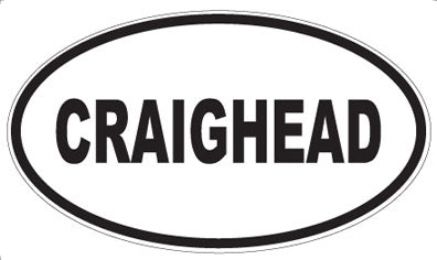 CRAIGHEAD - Oval Magnet