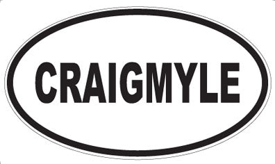 CRAIGMYLE - Oval Magnet