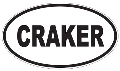 CRAKER - Oval Sticker