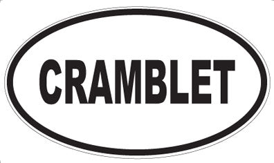 CRAMBLET - Oval Magnet