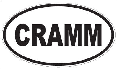 CRAMM - Oval Sticker