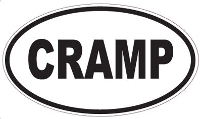 CRAMP - Oval Magnet