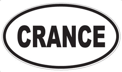 CRANCE - Oval Sticker
