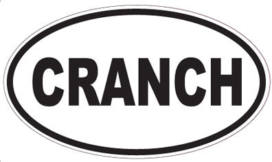 CRANCH - Oval Sticker