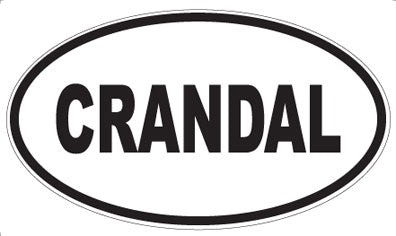 CRANDAL - Oval Sticker