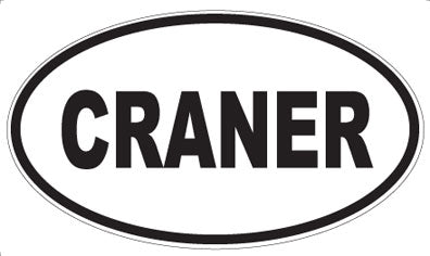 CRANER - Oval Sticker