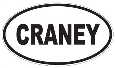 CRANEY - Oval Magnet
