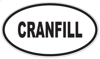 CRANFILL - Oval Sticker