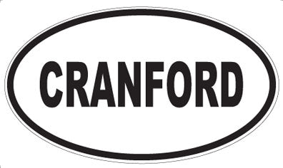 CRANFORD - Oval Magnet