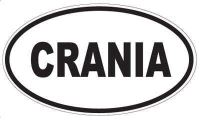 CRANIA - Oval Sticker