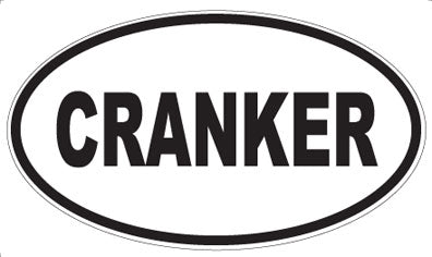 CRANKER - Oval Magnet