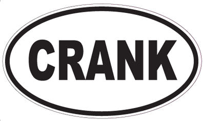 CRANK - Oval Magnet