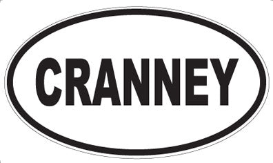 CRANNEY - Oval Sticker