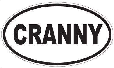 CRANNY - Oval Sticker