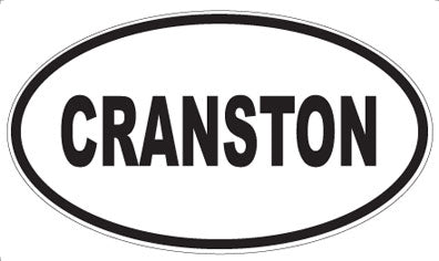 CRANSTON - Oval Magnet