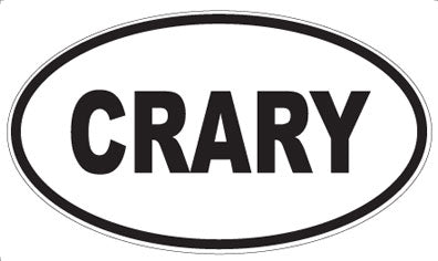 CRARY - Oval Magnet