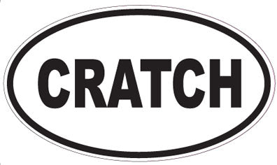 CRATCH - Oval Sticker