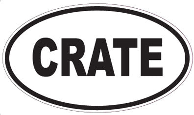 CRATE - Oval Sticker