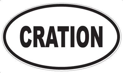 CRATION - Oval Sticker