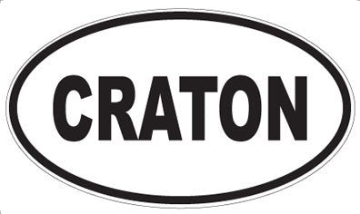 CRATON - Oval Magnet