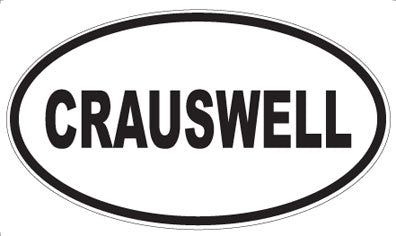 CRAUSWELL - Oval Sticker