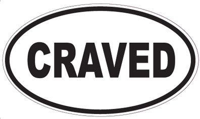 CRAVED - Oval Sticker