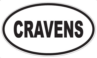 CRAVENS - Oval Magnet