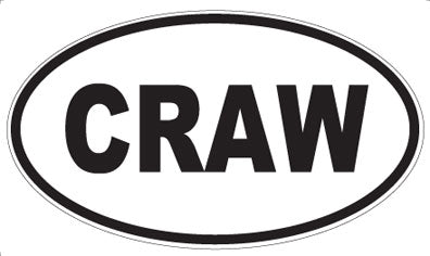 CRAW - Oval Magnet
