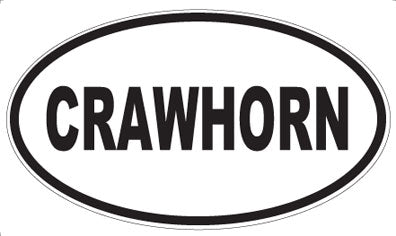 CRAWHORN - Oval Magnet