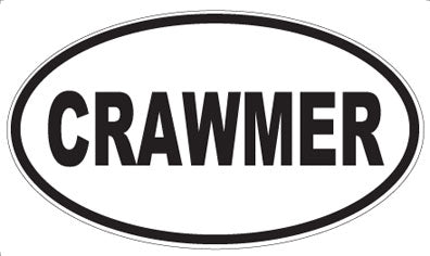 CRAWMER - Oval Sticker