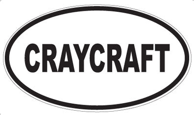 CRAYCRAFT - Oval Magnet
